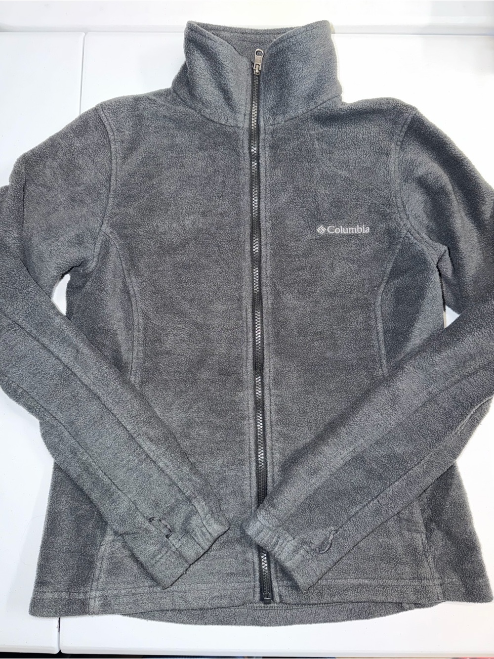 Columbia: Women’s Interchangeable Gray/Grey Fleece Sweater (Medium)